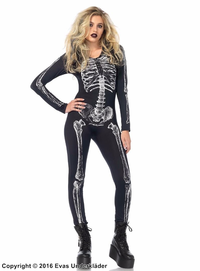 Skeleton, costume catsuit